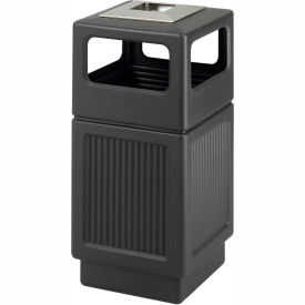 Canmeleon Recessed Panel, Ash Urn, Side Open, 38 Gallon Black