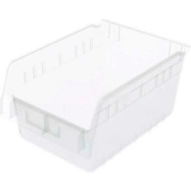 ShelfMax Plastic Nesting Storage Shelf Bin 30080 - 8-3/8"W x 11-5/8"L x 6"H Clear