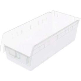 ShelfMax Plastic Nesting Storage Shelf Bin 30088 - 8-3/8"W x 17-7/8"L x 6"H Clear