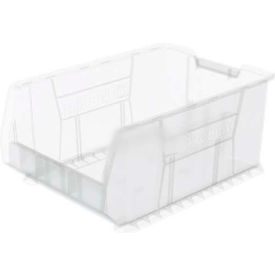 Plastic Super-Size Stacking Bin, 23-7/8"L x 16-1/2"W x 11"H, Clear