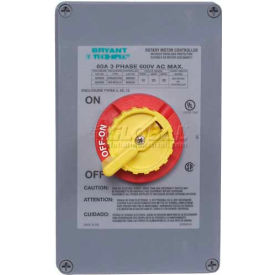 Rotary Motor Controller, 40 AMP, 600 V, 3 Poles