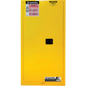 Drum Cabinet 55 Gal. Capacity Vertical Manual Close Hazmat Flammable with Drum Support