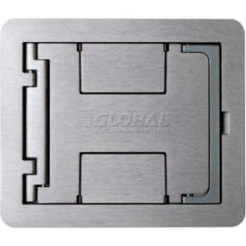 Floor Box Floorport Flanged Cover Assembly W/Solid Lid, Bronze