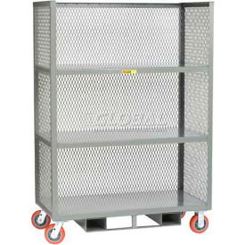 Forkliftable Order Picking Truck, 3600 lb Capacity, 48"L x 24"W x 68"H, Gray