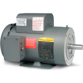 Single Phase Motor, 1 PH, 208-230 V, 2 HP, 1740 RPM, TEFC, 145TC Frame