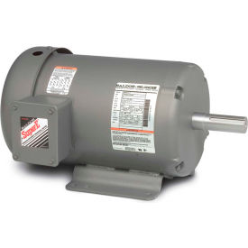 HVAC Motor, 3 PH, 7.5 HP, 208-230/460 V, 1770 RPM, TEFC, 213T Frame