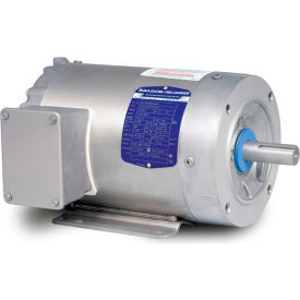 Washdown Motor, 3 Phase, 0.5 HP, 1750 RPM, 208-230/460 V, TENV, 56C Frame