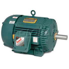 Severe Duty Motor, 3 PH, 5 HP, 460 V, 1750 RPM, TEFC, 184T Frame