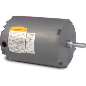 HVAC Motor, 3 PH, 0.5 HP, 208-230/460 V, 1140 RPM, TEAO, 56 Frame