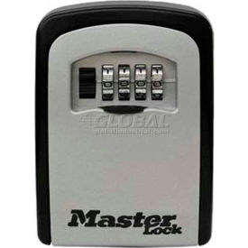 4-Digit Locking Combination Wall Mount Keylock Box - Holds 1-5 Keys
