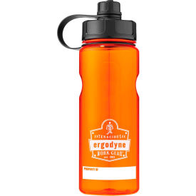 Chill-Its Plastic Wide Mouth Water Bottle, 1 Liter, Orange