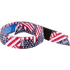 Chill-Its Evaporative Cooling Bandana with Built-In Cooling Towel, Stars & Stripes, 12571