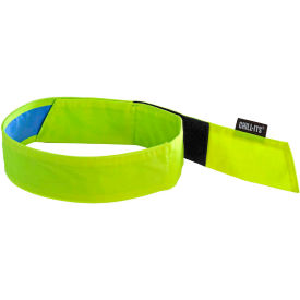 Evaporative Cooling Bandana with Built-In Towel, Lime