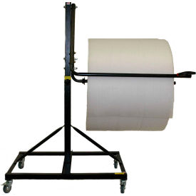 Single Arm Bubble/Foam/Poly Dispenser Floor Unit w/ Slide Cutter, 24"Lx24"Wx30"H