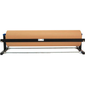 Horizontal Kraft Paper Dispenser for 24" Material Width, 24"L x 12"W x 12"H, Black