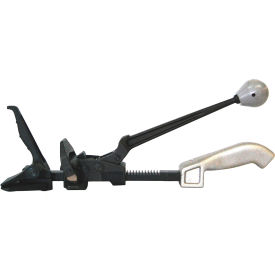Heavy Duty Pusher Rack Tensioner for 5/8" To 1-1/4" Strap Width, Black/Silver