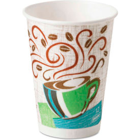 Insulated Hot Paper Cups, PerfecTouch®, 12 Oz., 500/Carton, Coffee Dreams Design