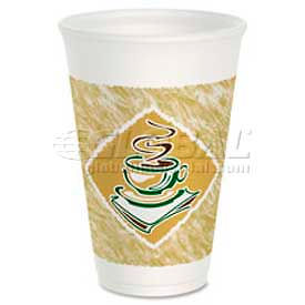 Insulated Styrofoam Hot/Cold Cups, 12 Oz., 1,000/Carton, Cafe G Design