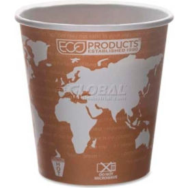 Hot Paper Cups, World Art, 10 Oz. Plant-Based Resin Inner Lining