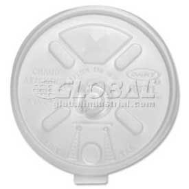 Lids For Styrofoam Cups, Lift-N-Lock Fold Tab, 16 Oz., 1,000/Carton, White