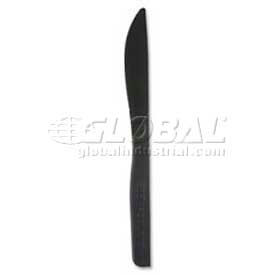 Knives, Recycled Polystyrene, Black, 1000/Carton