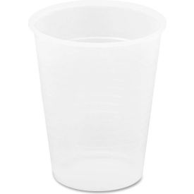 Plastic Cold Drink Cups, Rolled Rim, 9 Oz., 2,400/Carton, Translucent