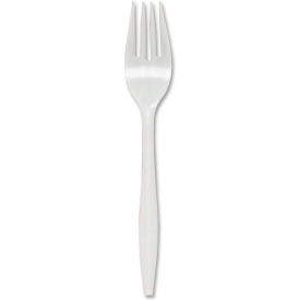 Forks, Polypropylene, White, 1000/Carton