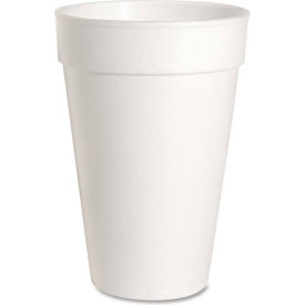 Hot/Cold Foam Cups, 16 Oz., White, 500/Carton