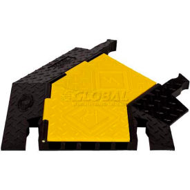 5 Channel Right Turn, Yellow/Black