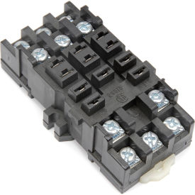 RC-121 Relay Socket, 300V @ 10 Amps, Din Rail Mountable