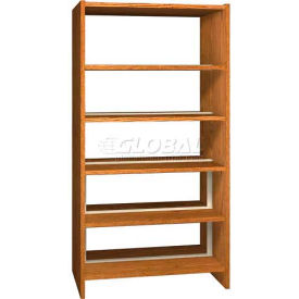72" Double Face Shelving Base - Gray