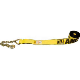 3" x 30' Winch Strap with Chain Anchor