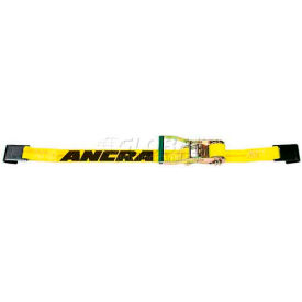 2" x 30' Ratchet Strap with Long-Wide Ratchet Buckle & Flat Hooks