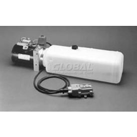 Buyers Electric 3-Way Release Valve DC Power Unit, 1.87 Gal Poly Reservoir, .375" NPTF