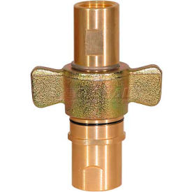 Wing Type Quick Detach Hydraulic Coupler, 1-1/4" NPT Coupler, 75 Flow GPM