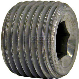 Hex Socket Plug, 1/4" Male Pipe Thread - Min Qty 209