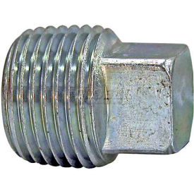 Square Head Plug, 1/8" Male Pipe Thread - Min Qty 228