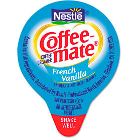 Non-Dairy Liquid Creamer Mini Cups, French Vanilla, 0.375 oz., 180/Box