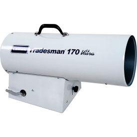 Portable Forced Air Gas Heater, W/ Self Diagnostic Light, 120V, 170000 BTU