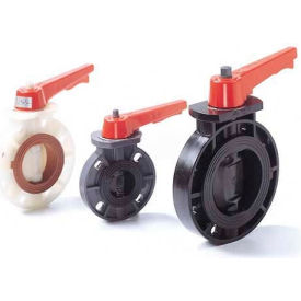 Butterfly Valve, Epdm, Schedule 80, 4", Pvc