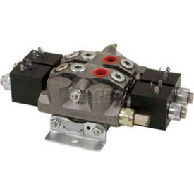 Electrically Operated Sectional Valves, 4 Way with 2 Pressure Reliefs, Power Beyond