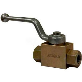 2-Port High Pressure Ball Valve, 7250 Max Pressure, 1/4" Nptf - Min Qty 2