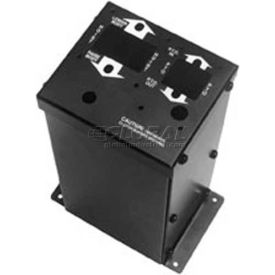 Air P.T.O./Air Hoist Console, Black Powder Coated Steel, 7" W x 6-1/8" D 14-1/8" H