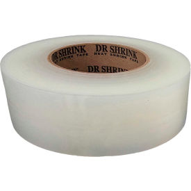 Heat Shrink Tape, 2"W x 180'L, 9 Mil, Clear