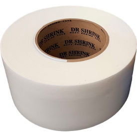 Heat Shrink Tape, 3"W x 180'L, 9 Mil, White