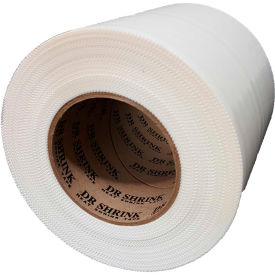 Heat Shrink Tape, 6"W x 180'L, 9 Mil, White