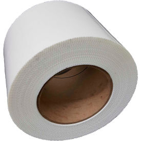 Heat Shrink Tape, 4"W x 180'L, 9 Mil, Pinked Edge White
