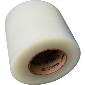 Heat Shrink Tape, 6"W x 180'L, 9 Mil, Clear
