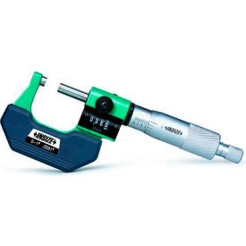 0-1" Mechanical Outside Micrometer with Digital Counter & Ratchet Stop Thimble