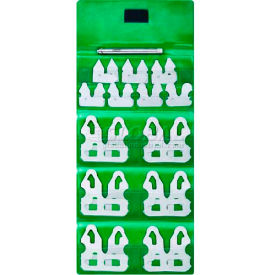 Radius Gage Set, .010 - .5 Range, 26 Pieces